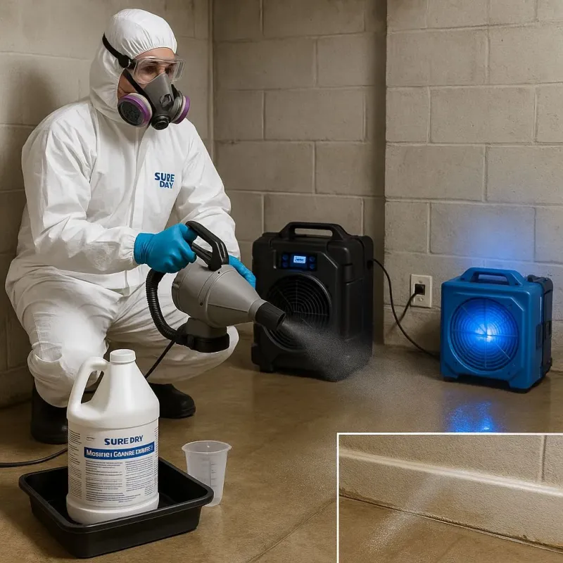 Sanitization and Odor Removal process in Asheboro, NC