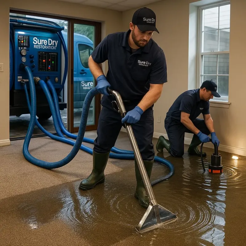 Water Extraction and Removal process in Asheboro, NC